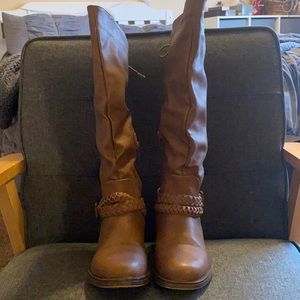 Francesca’s Brown Knee-High Boots